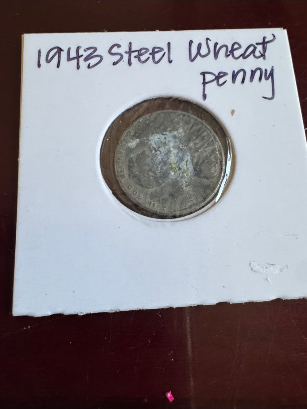 Vintage 1943 Steel Wheat Penny - Historic Collectible